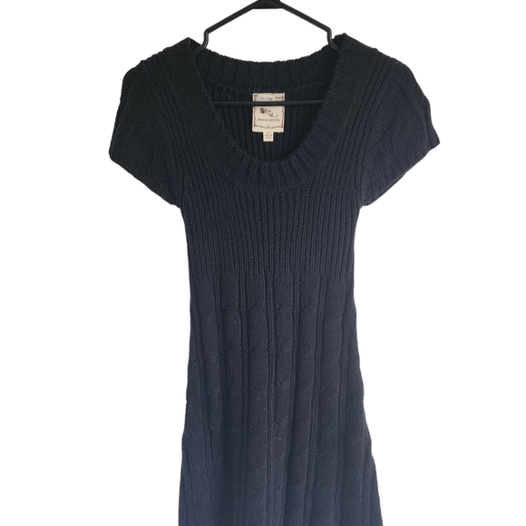 Pink Rose Cable Knit Sweater Dress Size Small - Picture 1 of 6